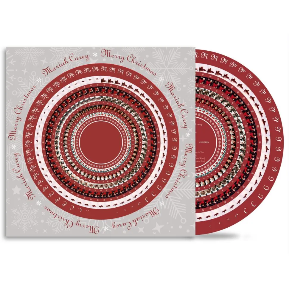 Mariah Carey - Merry Christmas 30th Anniversary LP Vinyl Record (Zoetrope Picture Disc)