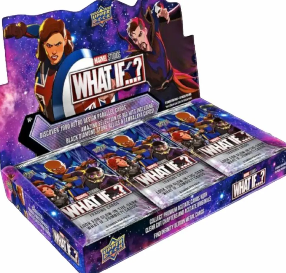 Marvel - 2023 Upper Deck Marvel What If Trading Cards Booster Box (15 Packs)