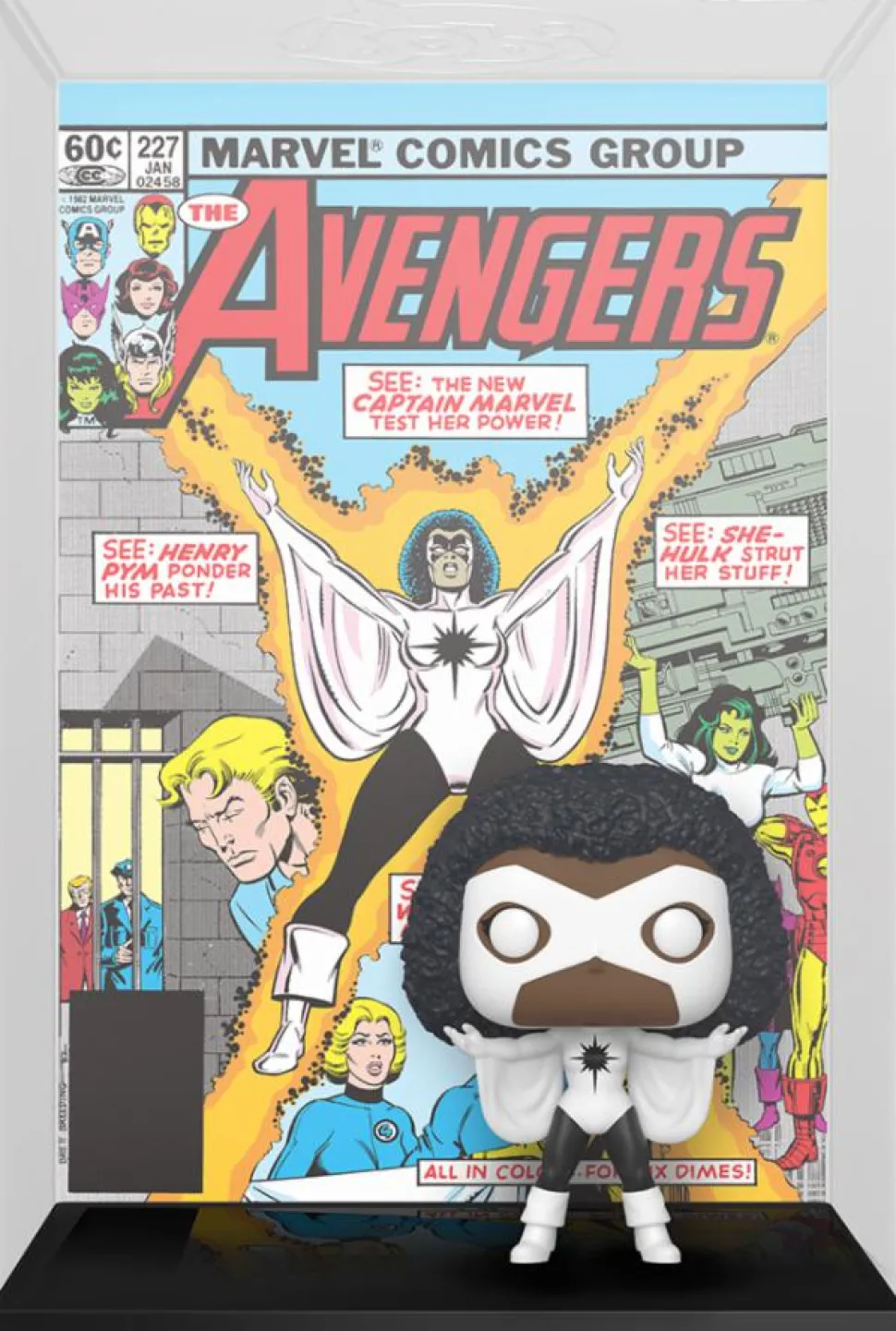 Marvel - Captain Marvel Monica Rambeau Avengers #227 Pop! Comic Covers Vinyl Figure