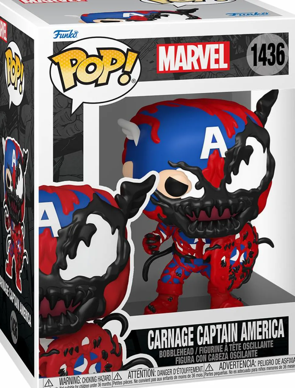 Marvel - Carnage Captain America Pop! Vinyl Figure