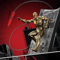 Marvel - Daredevil Volume 1 #1 Limited Edition Gilt 8.5” Pewter Statue