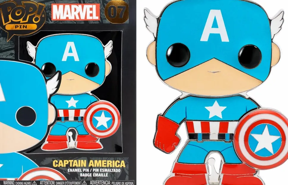 Marvel - Guardians and the Winter Soldier 4” Pop! Enamel Pin Bundle (Set of 4)