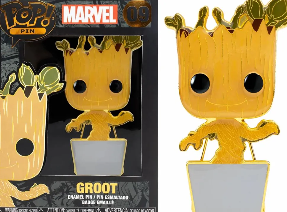 Marvel - Guardians and the Winter Soldier 4” Pop! Enamel Pin Bundle (Set of 4)