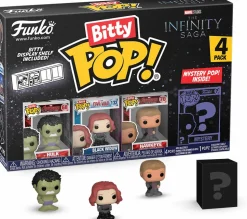Marvel - Hulk, Black Widow, Hawkeye & Mystery Bitty Pop! Vinyl Figure 4-Pack