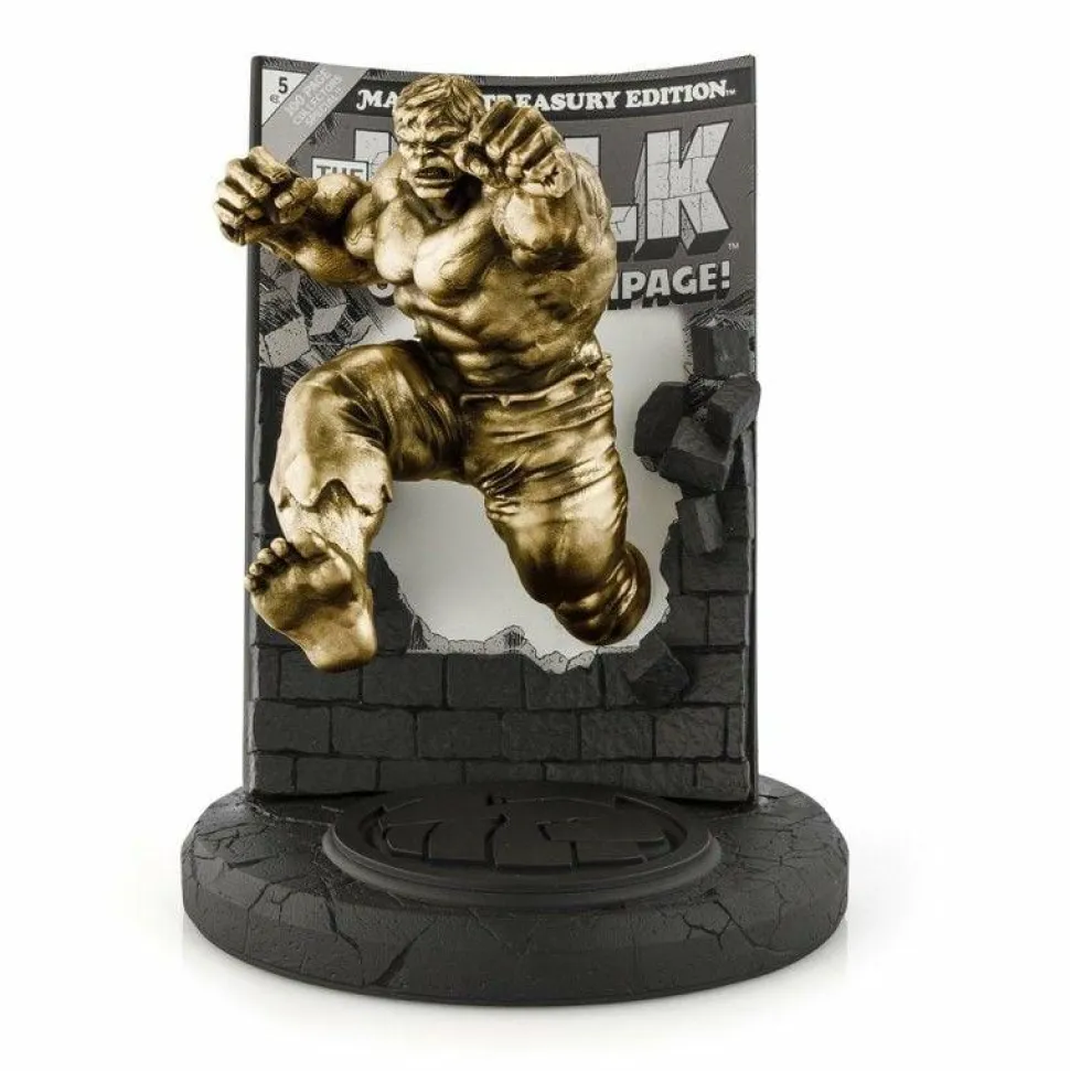 Marvel - Hulk Marvel Treasury Limited Edition 9” Gilt Pewter Statue