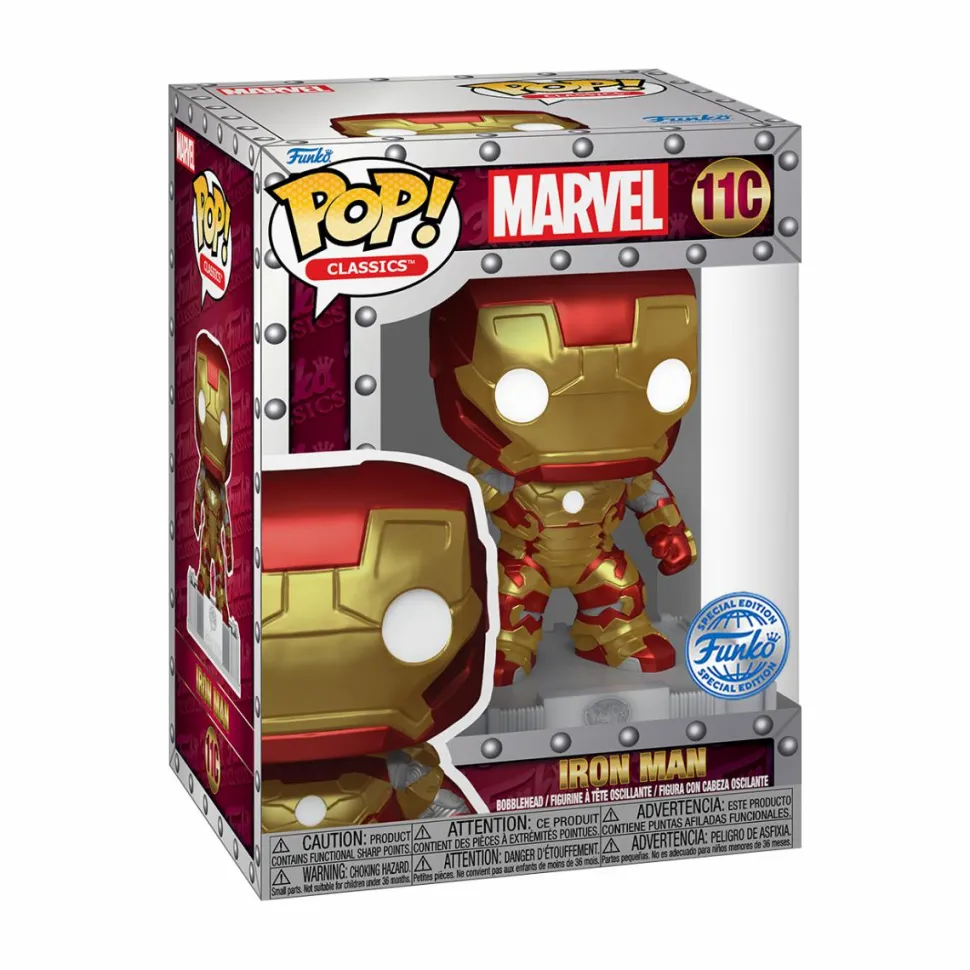 Marvel - Iron Man Pop! Classics Vinyl Figure (Funko / Popcultcha Exclusive)