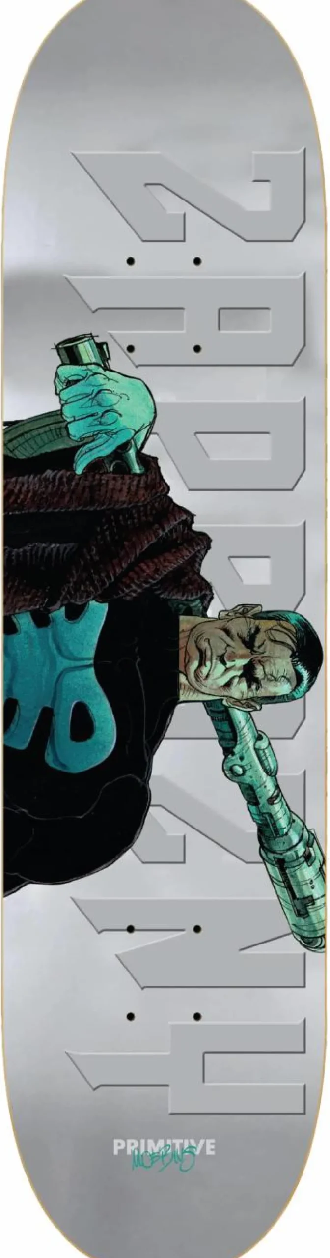 Marvel - Marvel x Moebius Zaprazny Punisher 8.25” Primitive Skateboard Deck (Deck Only)