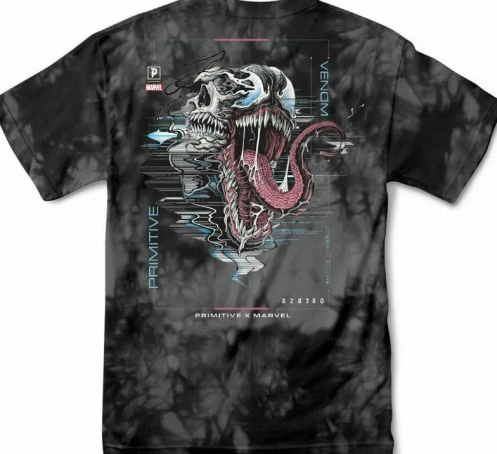Marvel - Marvel x Primitive Venom Washed Black T-Shirt