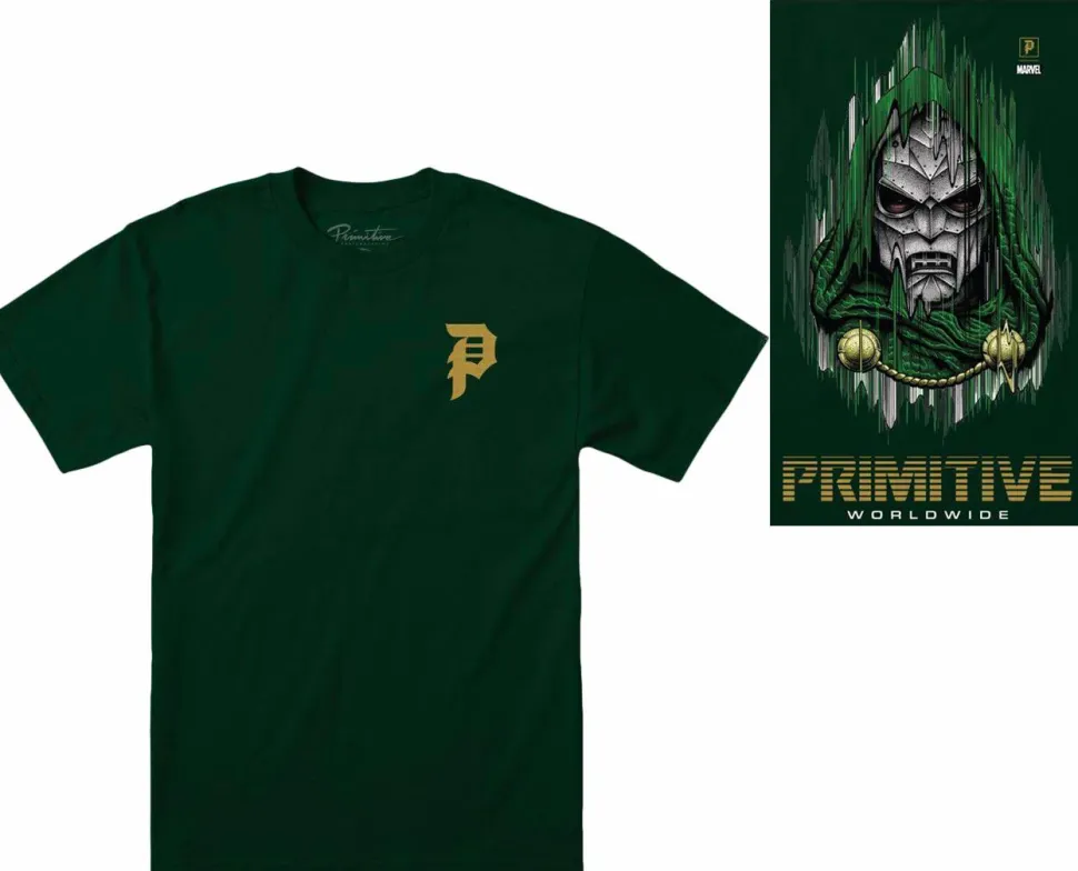 Marvel - Marvel x Primitive Doctor Doom Forest Green T-Shirt