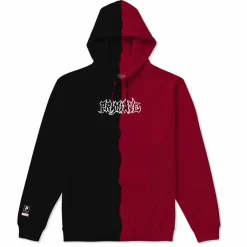 Marvel - Nychos x Primitive Deadpool Red Split-Dye Sweatshirt Hoodie