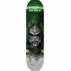 Marvel - Paul Jackson x Primitive Doctor Doom Silvas 8.25” Skateboard Deck (Deck Only)