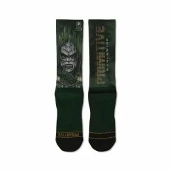 Marvel - Paul Jackson x Primitive Doctor Doom Green Crew Socks (One Size)