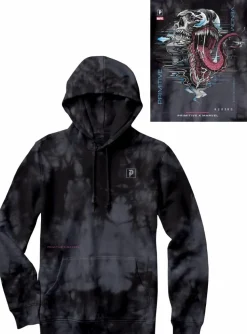 Marvel - Paul Jackson x Primitive Venom Washed Black Sweatshirt Hoodie