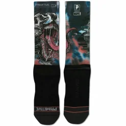 Marvel - Paul Jackson x Primitive Venom Black Crew Socks (One Size)