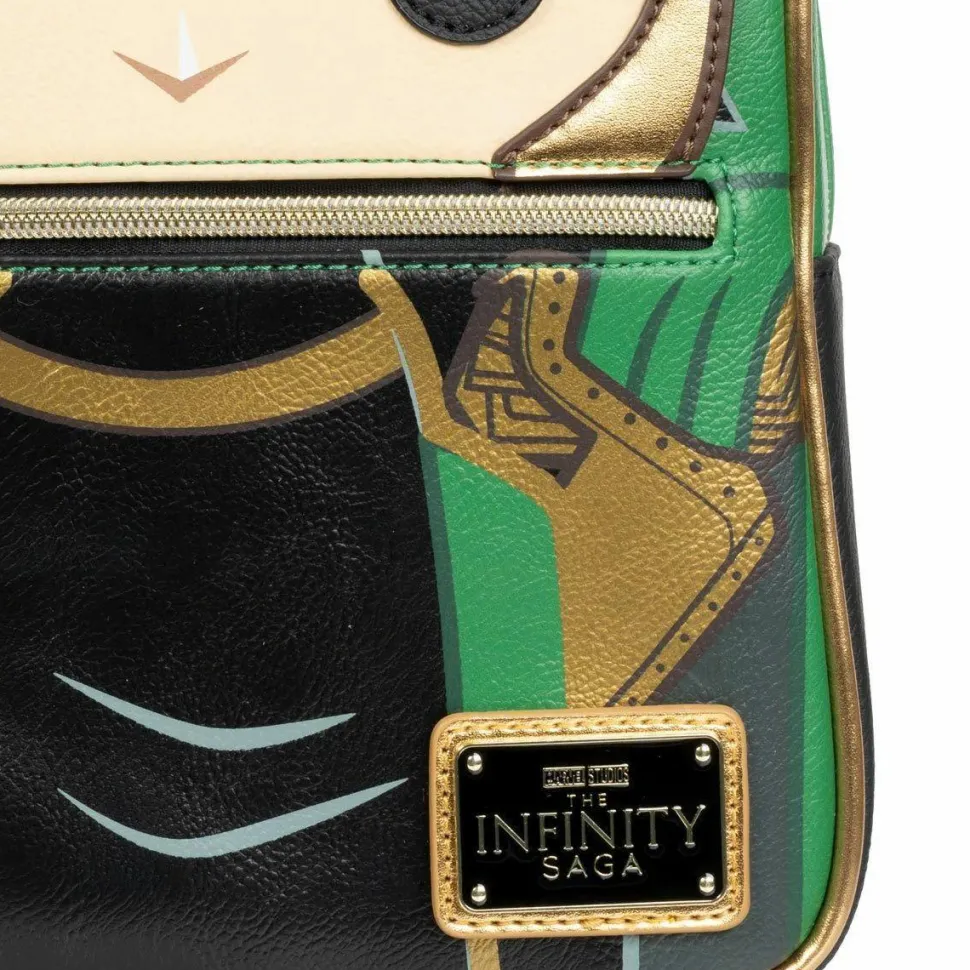 Marvel - Pop! Loki Cosplay 10" Faux Leather Mini Backpack
