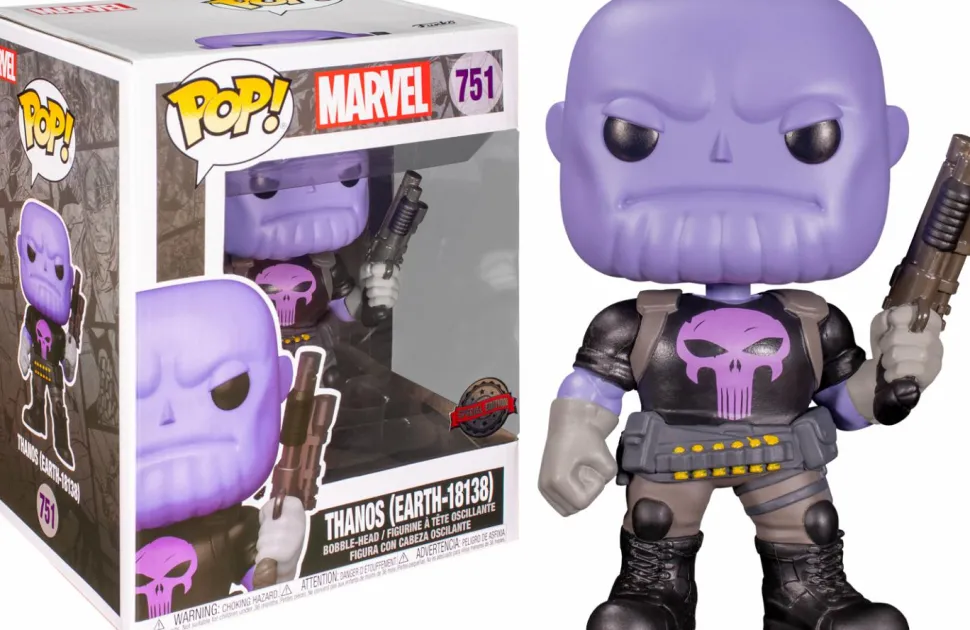 Marvel - Punisher Thanos 6" Super Sized Pop! Vinyl Figure