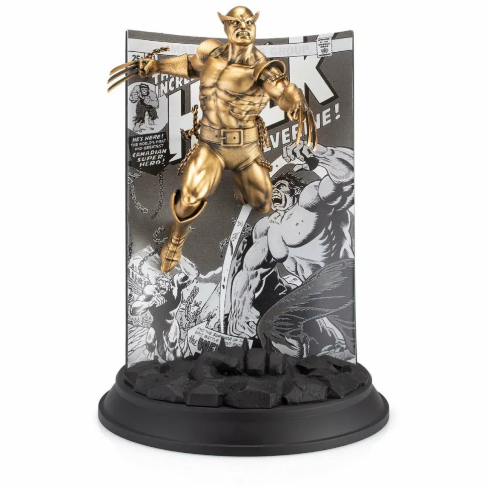 Marvel - The Incredible Hulk Volume 1 #181 Limited Edition Gilt 8.5” Pewter Statue