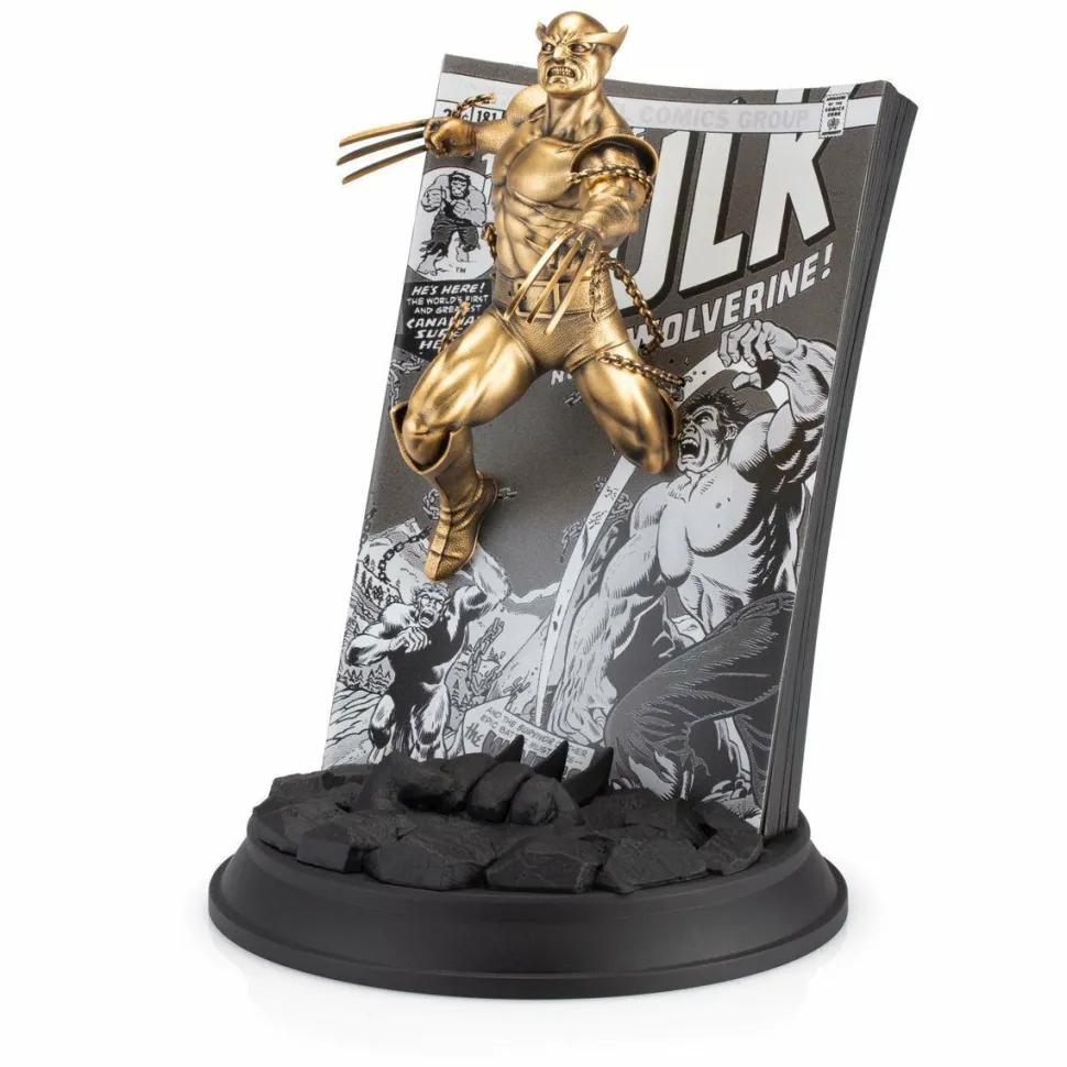 Marvel - The Incredible Hulk Volume 1 #181 Limited Edition Gilt 8.5” Pewter Statue