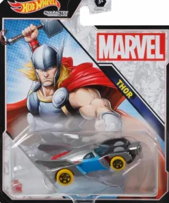 Marvel - Thor Hot Wheels Character Cars 1/64th Scale Die-Cast Vehicle