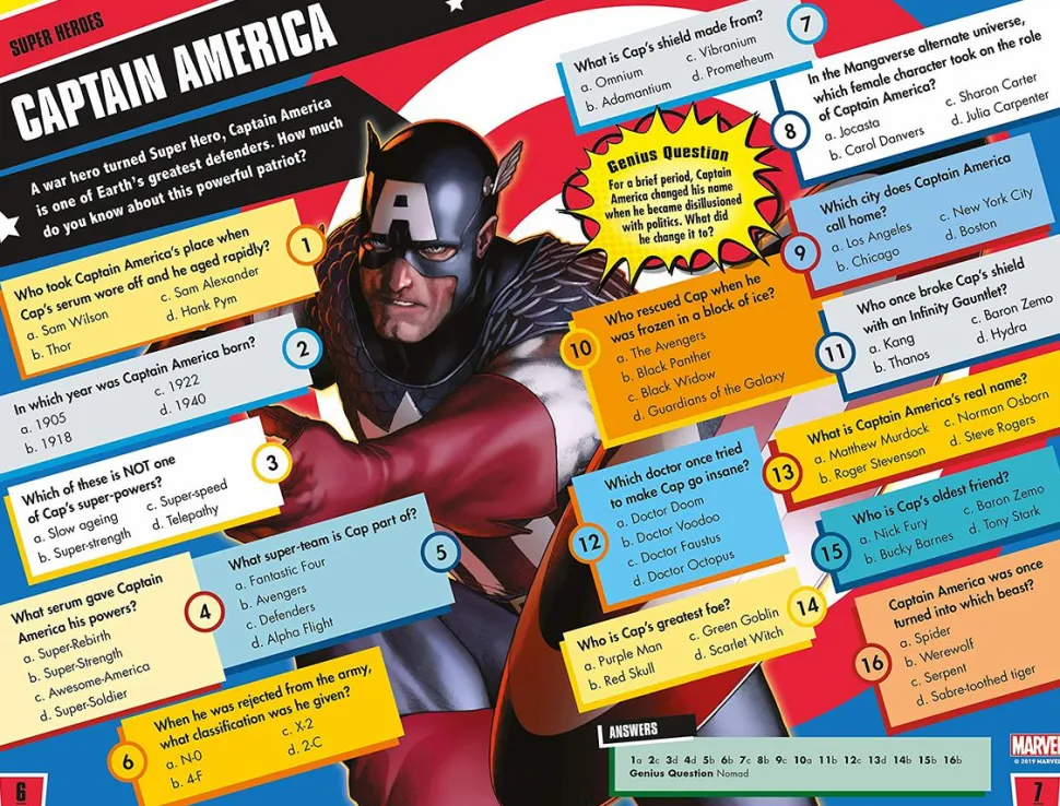 Marvel - Ultimate Fact Book: Are You A Marvel Expert? Paperback Book