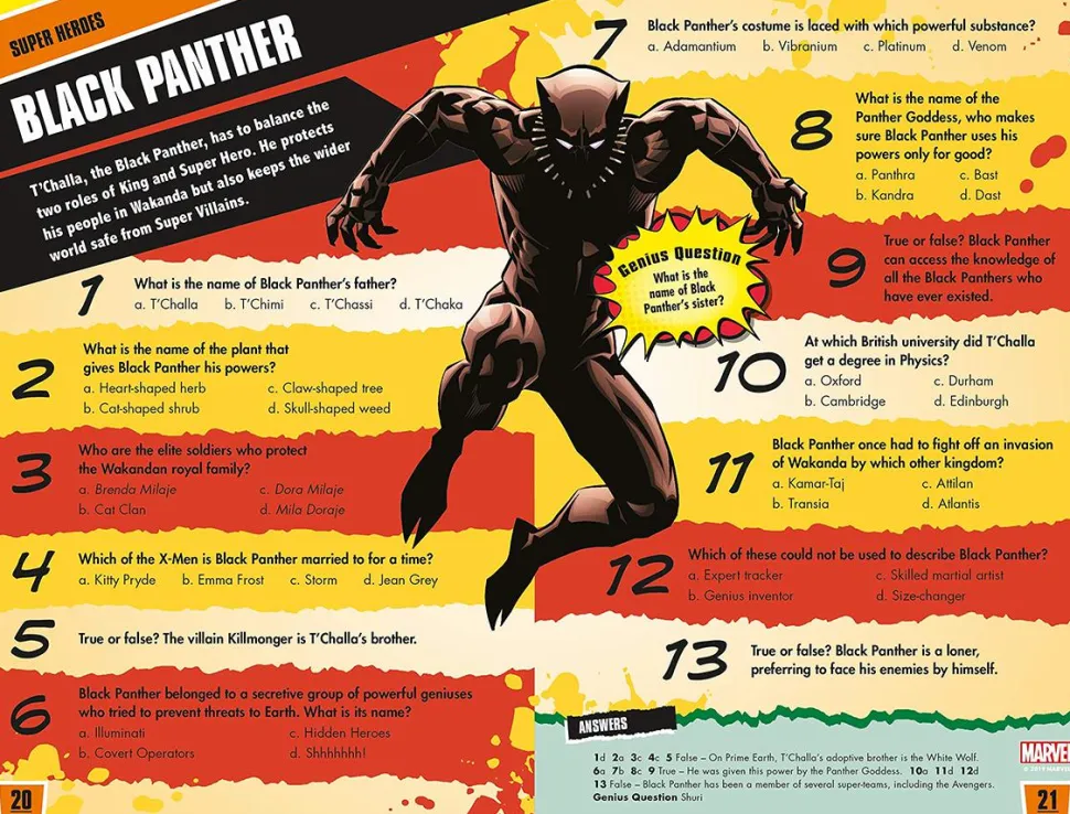 Marvel - Ultimate Fact Book: Are You A Marvel Expert? Paperback Book
