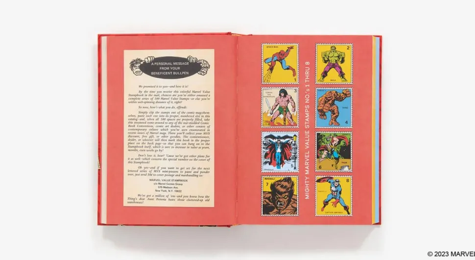 Marvel - Value Stamps: A Visual History Hardcover Book