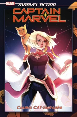 Marvel Action: Captain Marvel - Book One Cosmic CAT-tastrophe Paperback Book