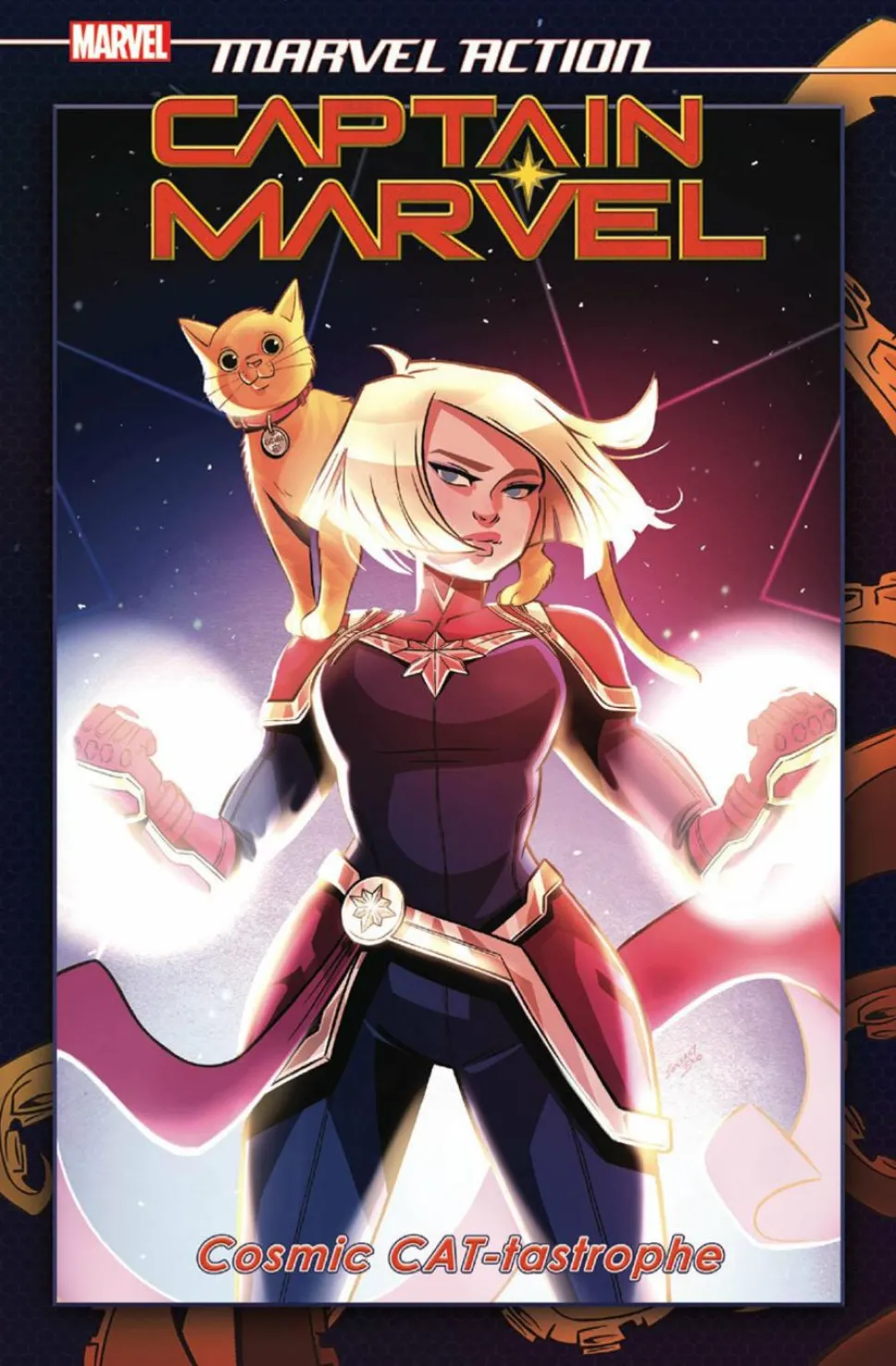 Marvel Action: Captain Marvel - Book One Cosmic CAT-tastrophe Paperback Book
