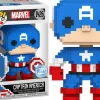 Marvel: 8-Bit - Captain America 8-Bit Pop! Vinyl Figure