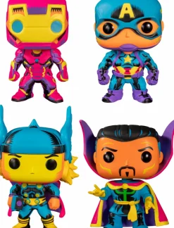 Marvel: Blacklight - Guardians of the Neon Pop! Vinyl Bundle (Set of 4)