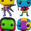 Marvel: Blacklight - Shuri, Wasp, Gamora & Nebula Blacklight Pop! Vinyl Bundle (Set of 4)