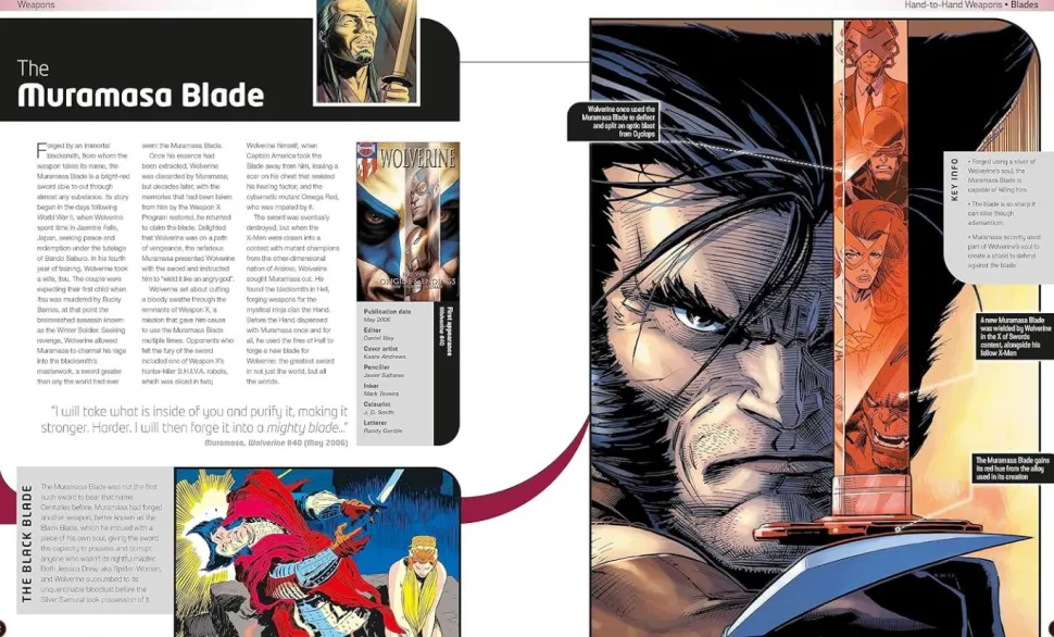 Marvel Comics - Arms & Armour: The Mightiest Weapons and Technology in the Marvel Universe Hardcover Book