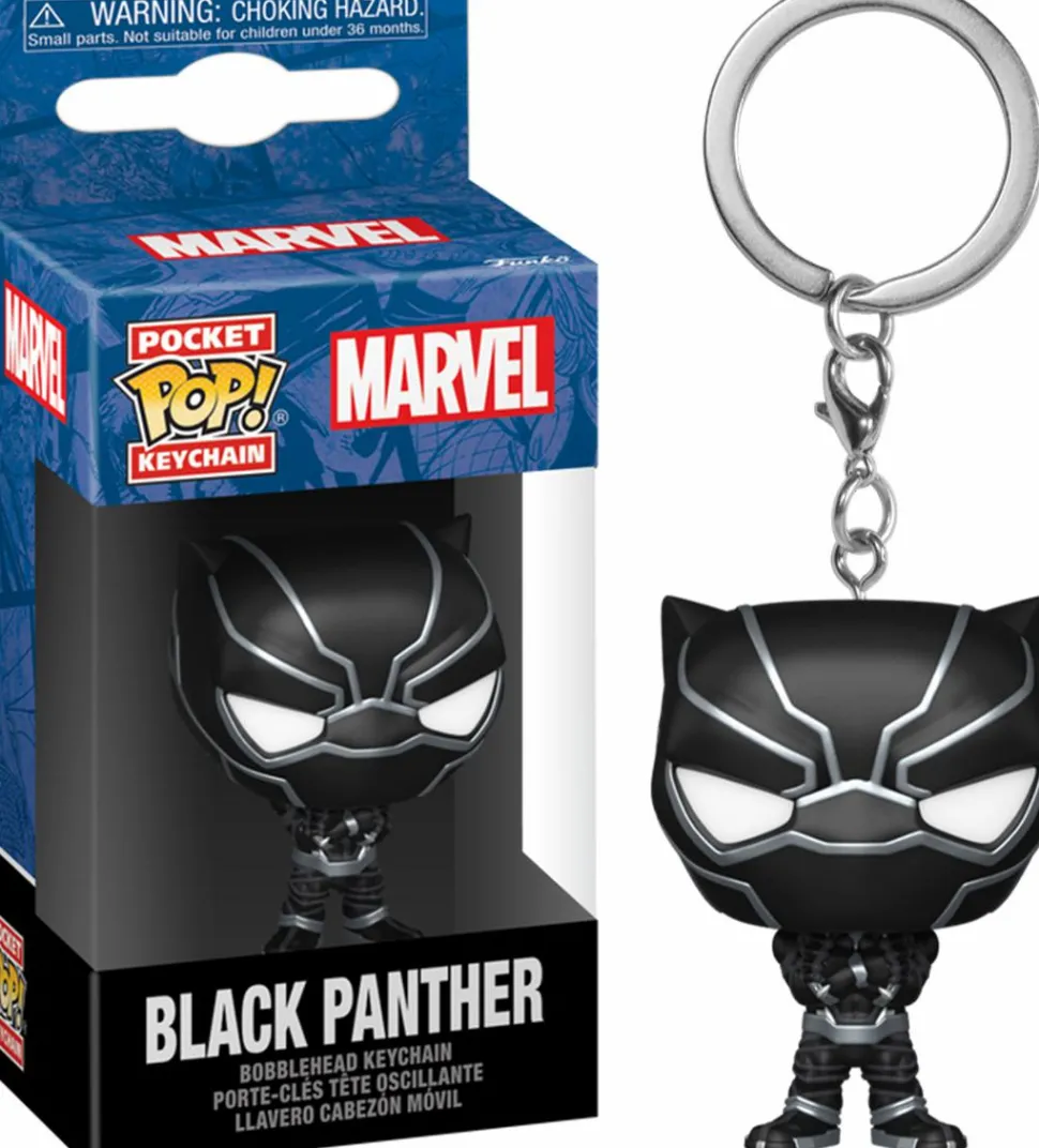 Marvel Comics: New Classics - Black Panther Pocket Pop! Keychain