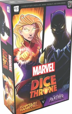Marvel Dice Throne - Board Game 2-Hero Box Captain Marvel Vs Black Panther