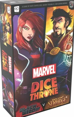 Marvel Dice Throne - Board Game 2-Hero Box Black Widow Vs Doctor Strange