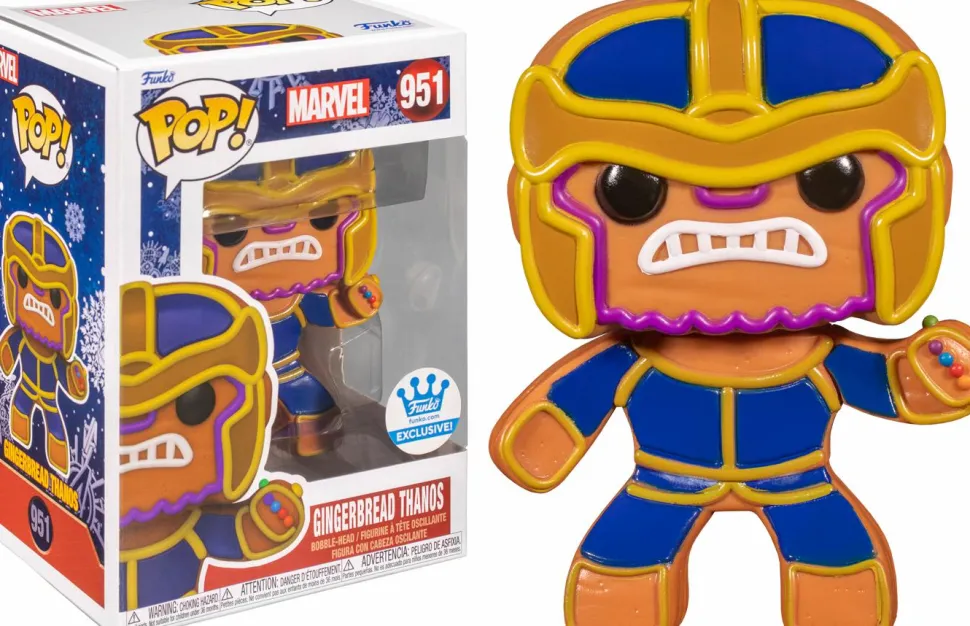 Marvel: Holiday - Thanos Gingerbread Man Pop! Vinyl Figure (Funko / Popcultcha Exclusive)