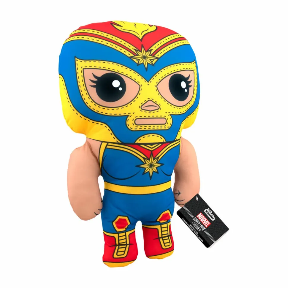 Marvel: Lucha Libre Edition - La Estrella Cosmica Captain Marvel 17” Plush