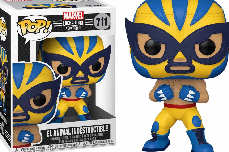 Marvel: Lucha Libre Edition - El Animal Indestructible Wolverine Pop! Vinyl Figure