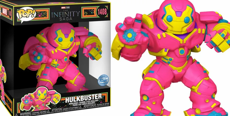 Marvel: The Infinity Saga - Hulkbuster Blacklight 10" Pop! Vinyl Figure