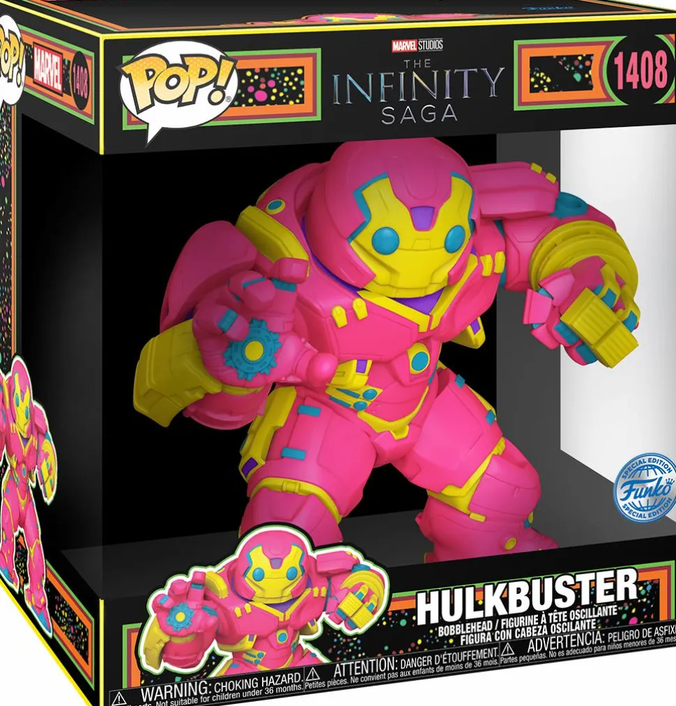 Marvel: The Infinity Saga - Hulkbuster Blacklight 10" Pop! Vinyl Figure