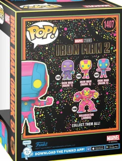 Marvel: The Infinity Saga - Iron Man (Mark 5) Blacklight Pop! Vinyl Figure