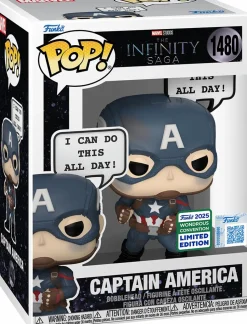 Marvel: The Infinity Saga - Captain America 'I Can Do This All Day' Pop! Vinyl Figure (2025 Wondrous Convention Exclusive)