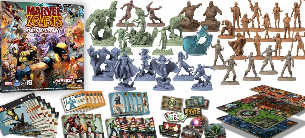 Marvel Zombies - A Zombicide Game: X-Men Resistance Core Box Board Game