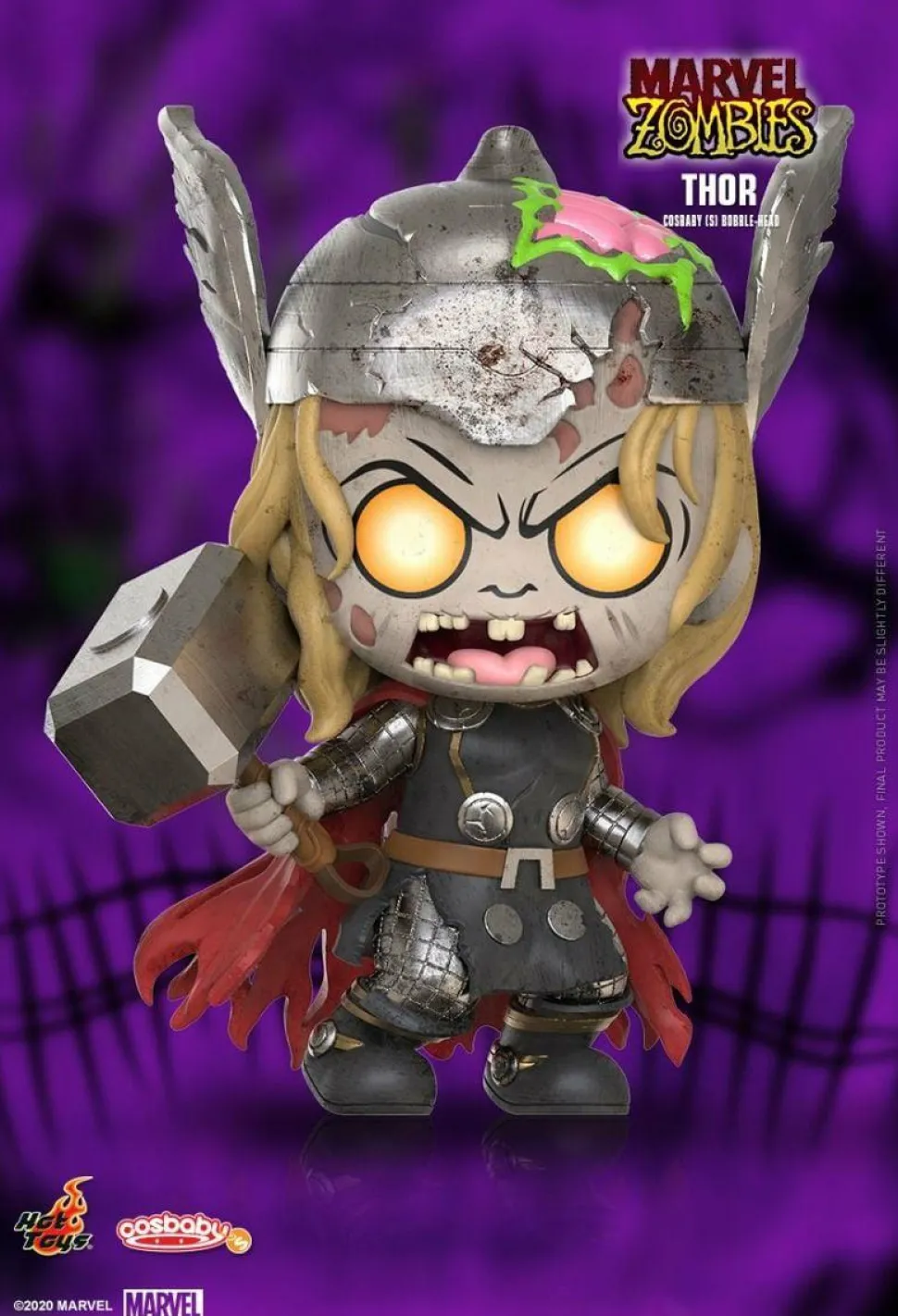 Marvel Zombies - Thor Cosbaby (S) Hot Toys Figure