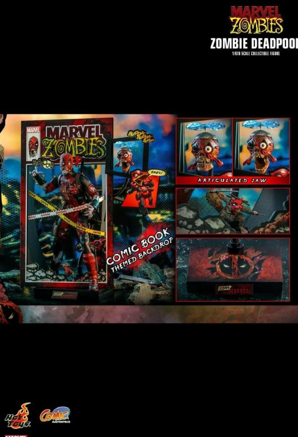 Marvel Zombies - Zombie Deadpool 1/6th Scale Hot Toys Action Figure