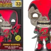 Marvel Zombies - Zombie Deadpool Glow-in-the-Dark 4" Enamel Pop! Pin