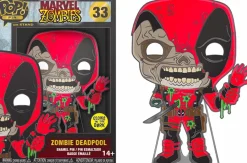Marvel Zombies - Zombie Deadpool Glow-in-the-Dark 4" Enamel Pop! Pin