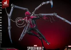 Marvel's Spider-Man 2 - Peter Parker (Advanced Suit 2.0) (Red and Black Suit Style) 1/6th Scale Hot Toys Action Figure (Hot Toys Exclusive)