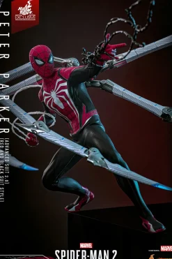 Marvel's Spider-Man 2 - Peter Parker (Advanced Suit 2.0) (Red and Black Suit Style) 1/6th Scale Hot Toys Action Figure (Hot Toys Exclusive)