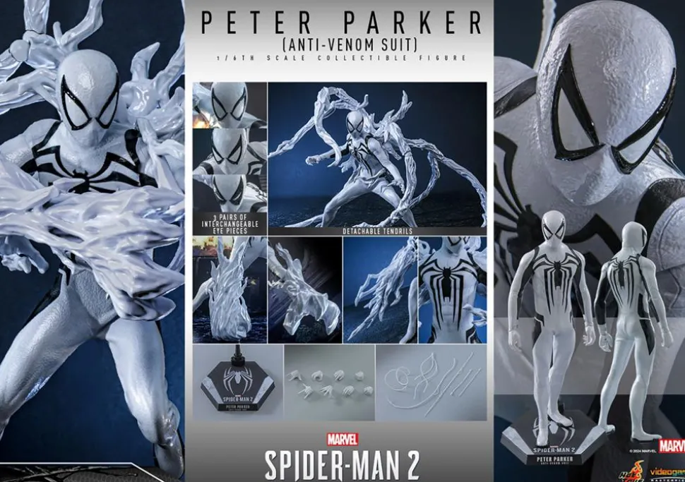 Marvel's Spider-Man 2 - Peter Parker (Anti-Venom Suit) 1/6th Scale Hot Toys Action Figure